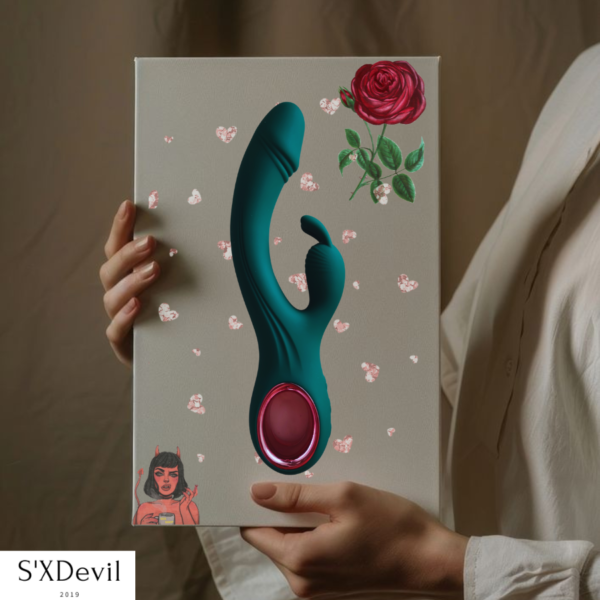 Vibrador doble menta