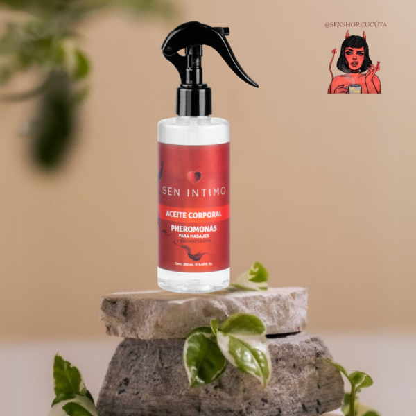 Aceite para masajes con feromonas