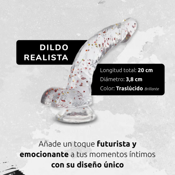 2026/02/1000014896.png Dildo Realista Translúcido - Brillo y Placer Futurista