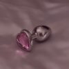 Plug anal forma de corazón