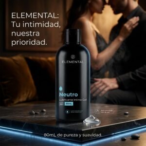 Lubricante a base de agua elemental 80ml de cantidad