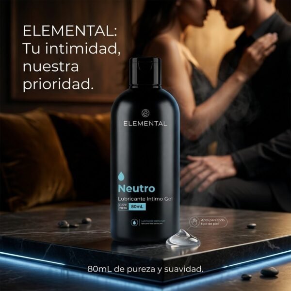 Lubricante a base de agua elemental 80ml de cantidad