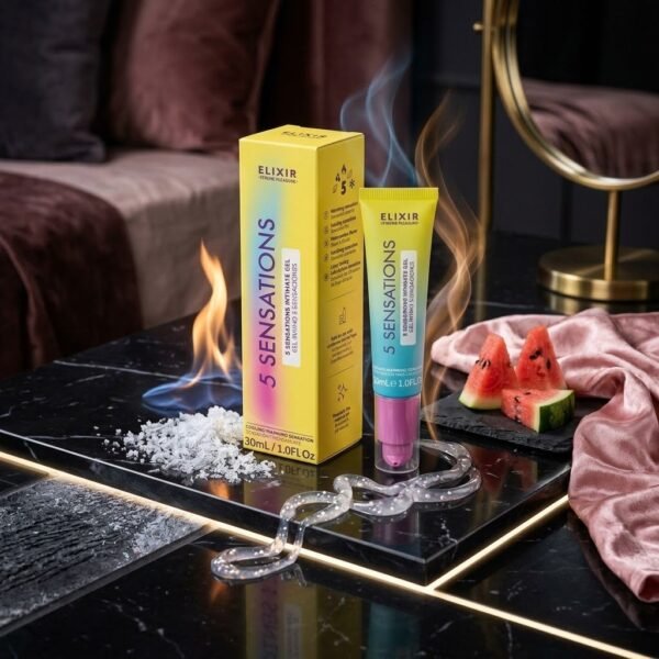 Lubricante 5 sensaciones sabor sandia